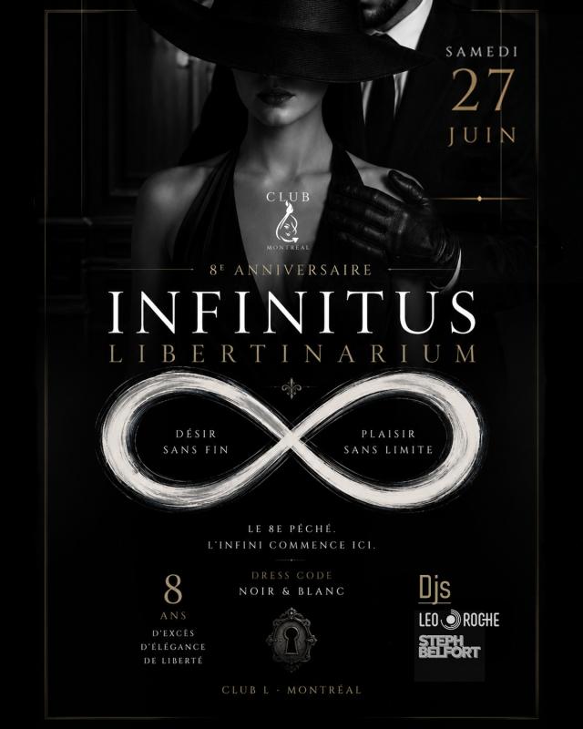 INFINITUS LIBERTINARIUM - Soirée 8e ANNIVERSAIRE